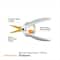 6 Pack: Fiskars® Easy Action™ No.5 Micro-Tip® Titanium Scissors